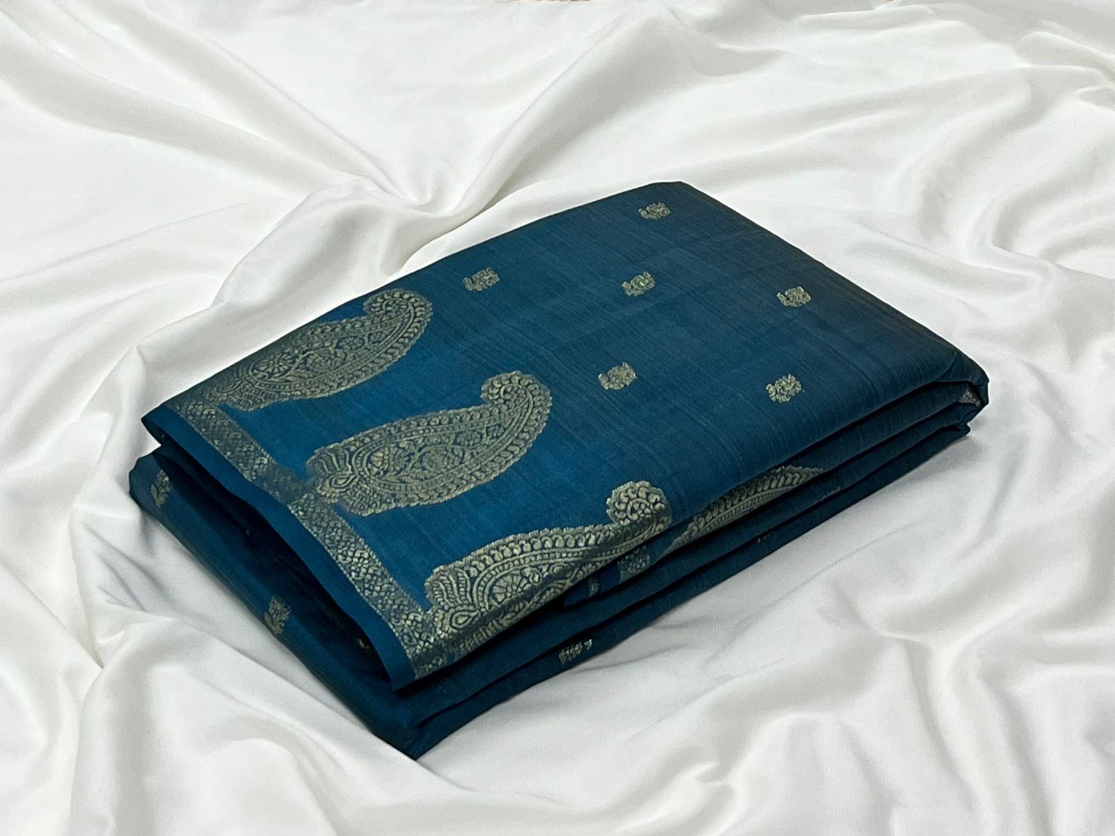 Tussar Silk Saree with Heavy Zari Border and Chit Pallu Cotton Saree